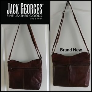 🆕 JACK GEORGES Voyager Uptown Hobo Bag